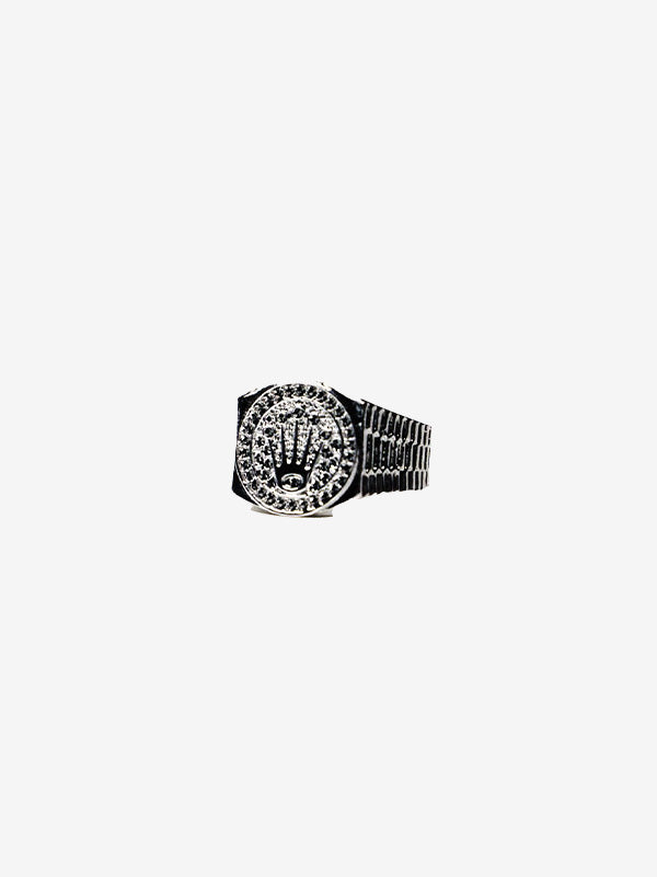 Crown prsten - stříbrný